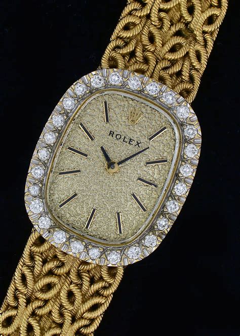 ladies gold rolex dress watch|18k gold ladies Rolex watch.